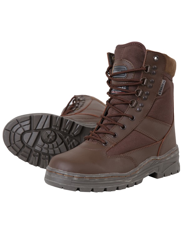 Patrol Boot - Half Leather/Half Nylon - MOD Brown