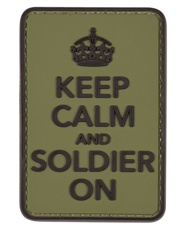 Keep Calm SOLDIER ON -OG Patch