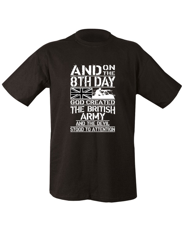 8th Day T-shirt - Black - END OF LINE