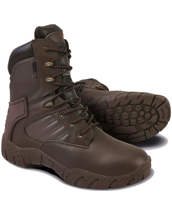 Tactical Pro Boot MOD Brown All Leather KombatUK