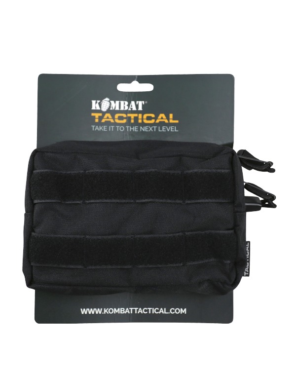 Small MOLLE Utility Pouch - Black - KombatUK