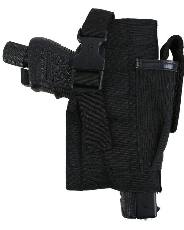 Molle Gun Holster with Mag Pouch - Black