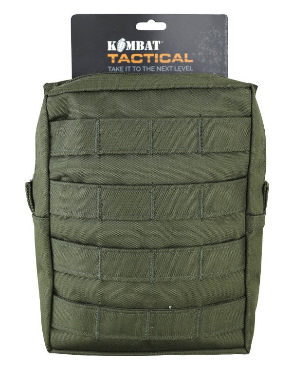 Large MOLLE Utility Pouch - Olive Green