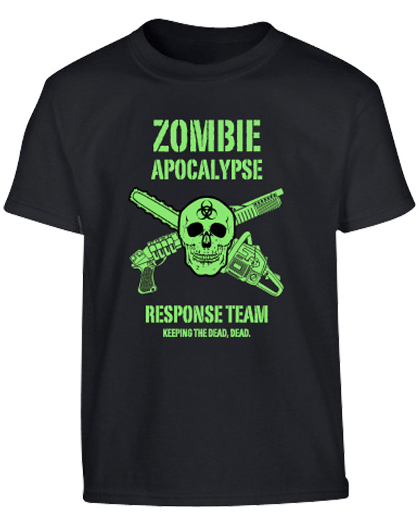 Kids Zombie Apocalypse T-shirt - Black