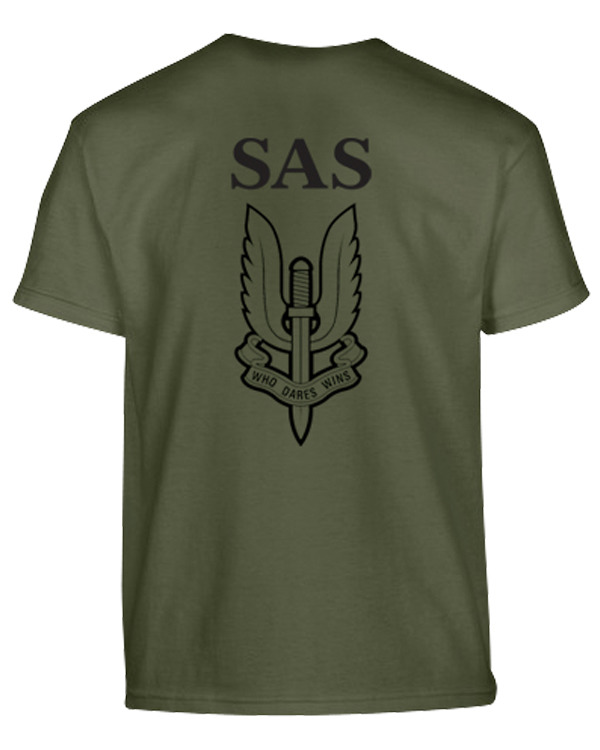 Kids SAS T-shirt - Olive Green