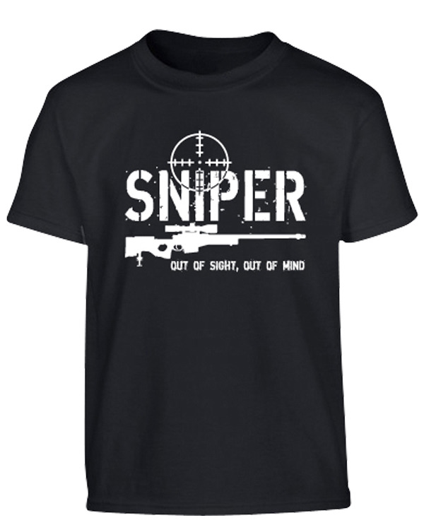 Kids Sniper T-shirt - Black