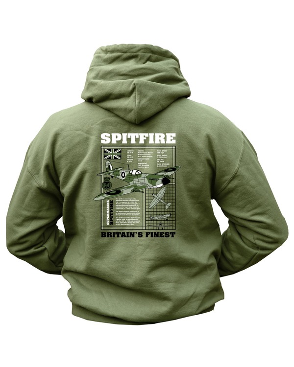 Spitfire HOODIE - Olive Green