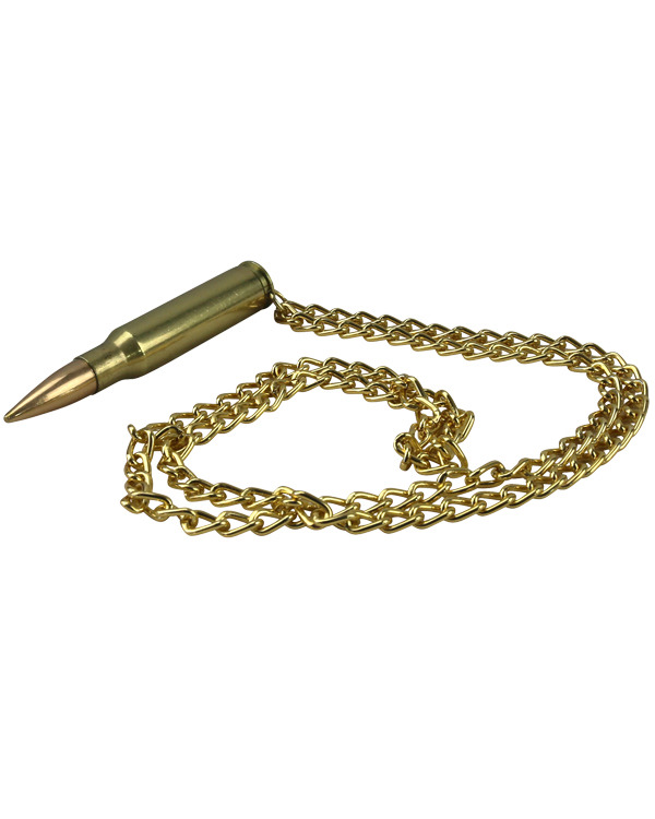 7.62 Chain Necklace - Brass