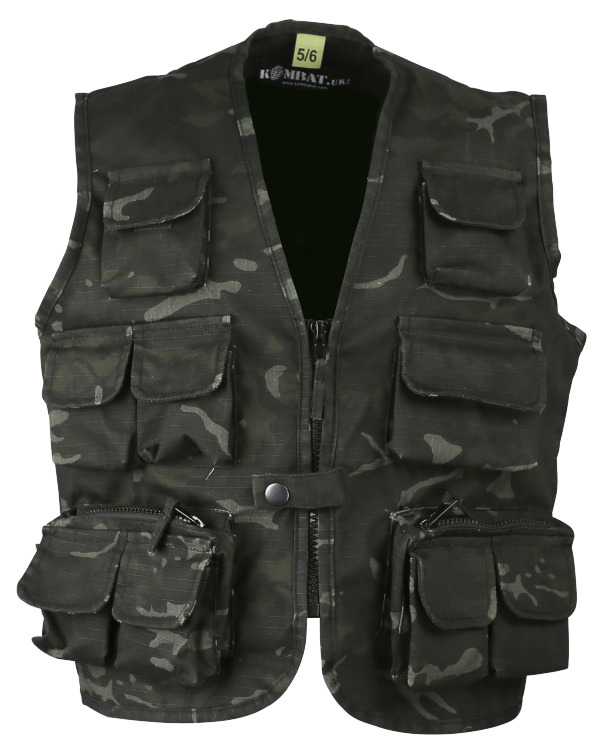 Kids Tactical Vest - BTP Black