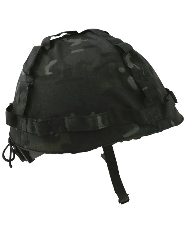 M1 Plastic Helmet with Cover - BTP Black