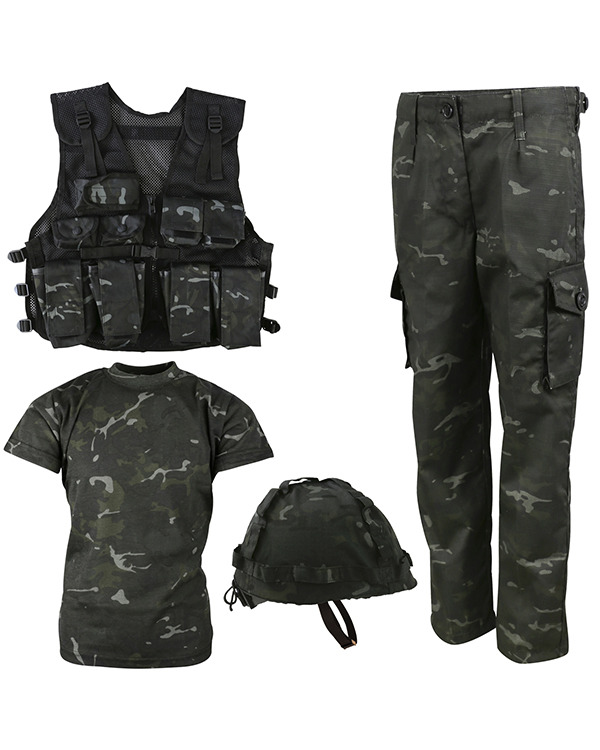 Kids Number 1 Army Combo Set - BTP Black