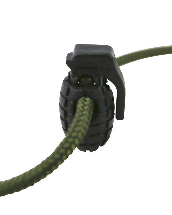 Grenade Cord Stoppers - Black