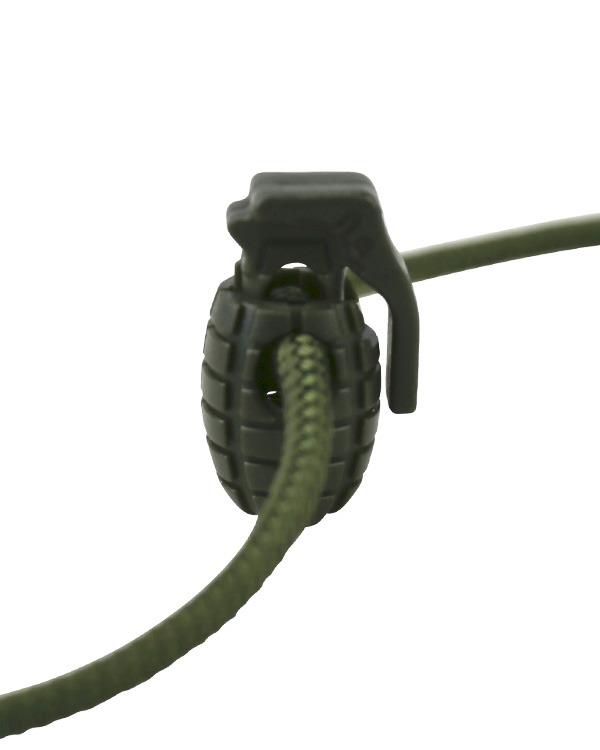 Grenade Cord Stoppers - Olive Green