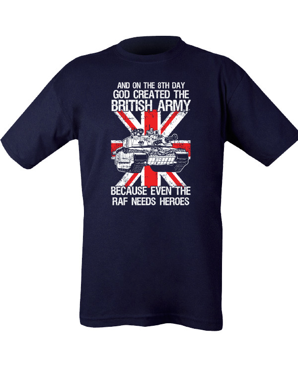 God Created the British Army T-shirt