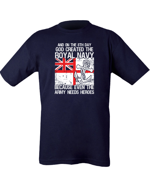 God Created the Royal Navy T-shirt