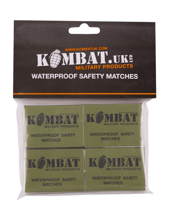 Waterproof Matches (Pack of Four)