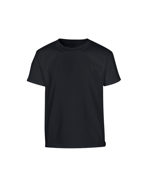 Kids Plain Military T-shirt - Black