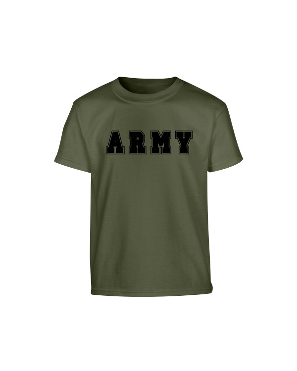 Kids ARMY T-shirt - Olive Green