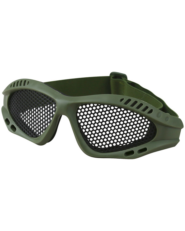 Tactical Mesh Glasses - Olive Green