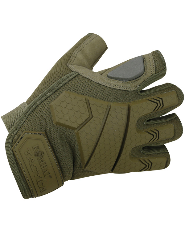 Alpha Fingerless Tactical Gloves - Coyote