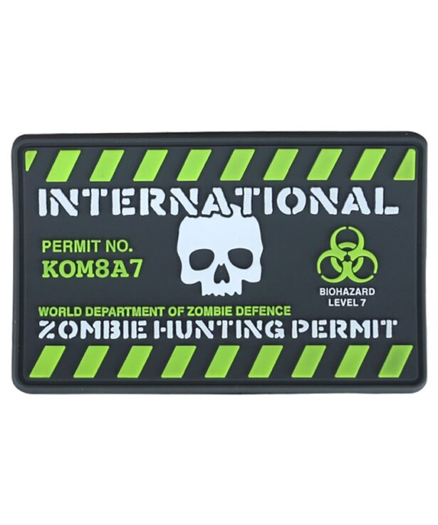 Zombie Hunting Permit Patch