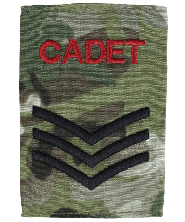 Cadet Rank Slides - Sergeant (pair)