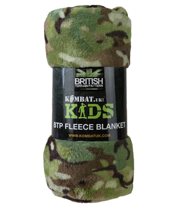 Kids Fleece Blanket - BTP Camo