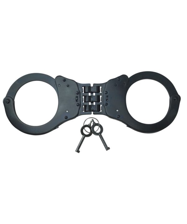 Triple Hinged Elite Speed Cuffs - BLACK 0208-B