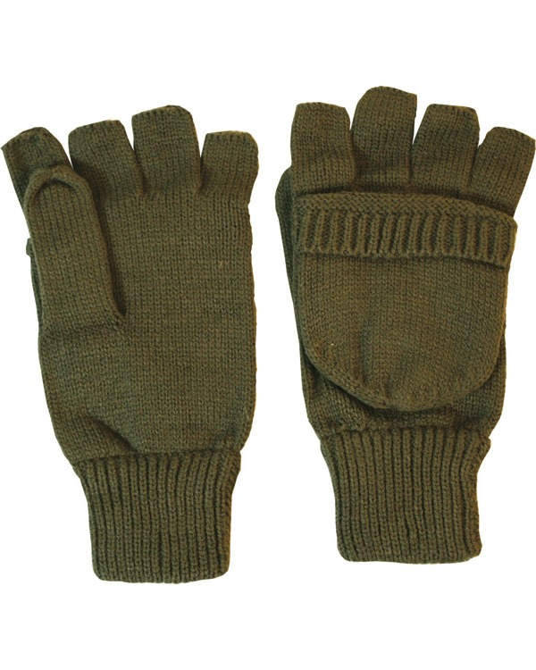 Shooters Mitts - Olive Green