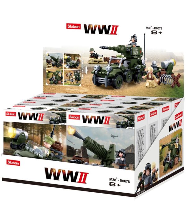 Sluban - B0678 (WWII Display box set)