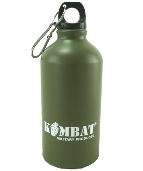 Aluminium Water Bottle - 500ml - Olive Green