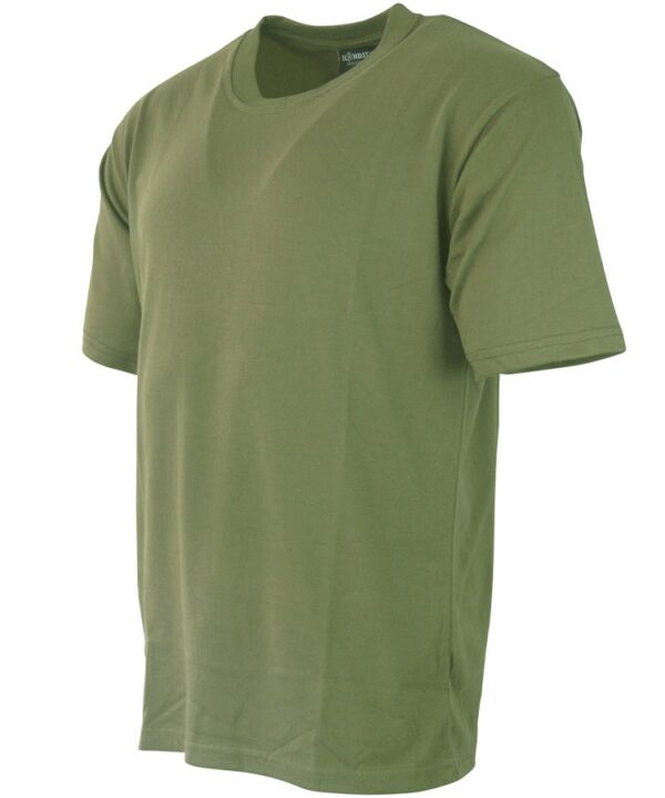 Military Plain T-Shirts  - Olive Green