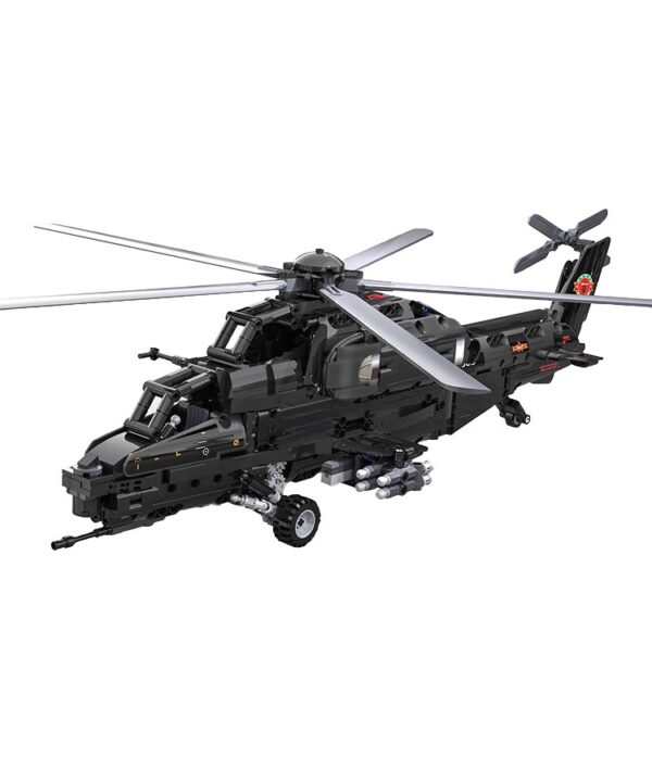 C61005W - Apache Style  Attack Helicopter / Blocks