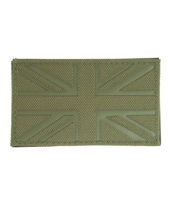 UK Laser Cut Patch - Olive / Dark Olive