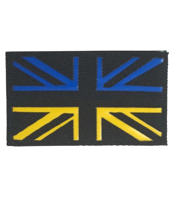 Ukraine / UK - Laser Patch - Black