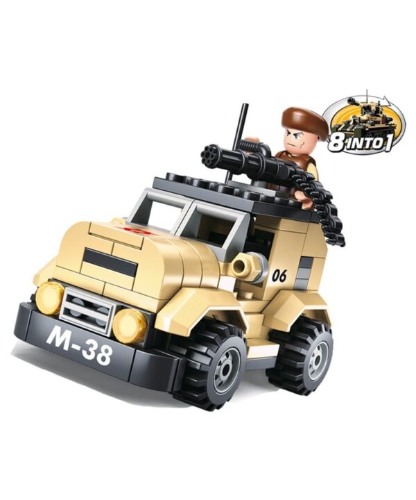 Sluban - B0587A ( Army Patrol Car )