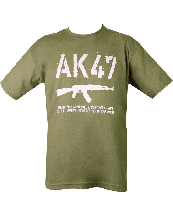 AK47 T-shirt - Olive Green