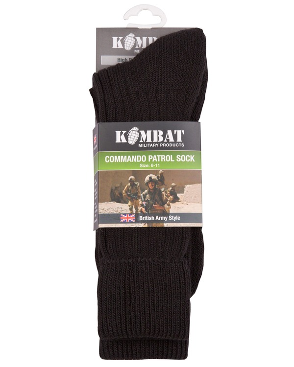 Patrol Socks (Size 6-11) - Black