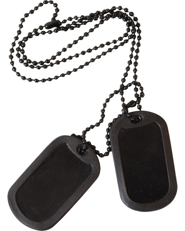 Dog Tags - Black