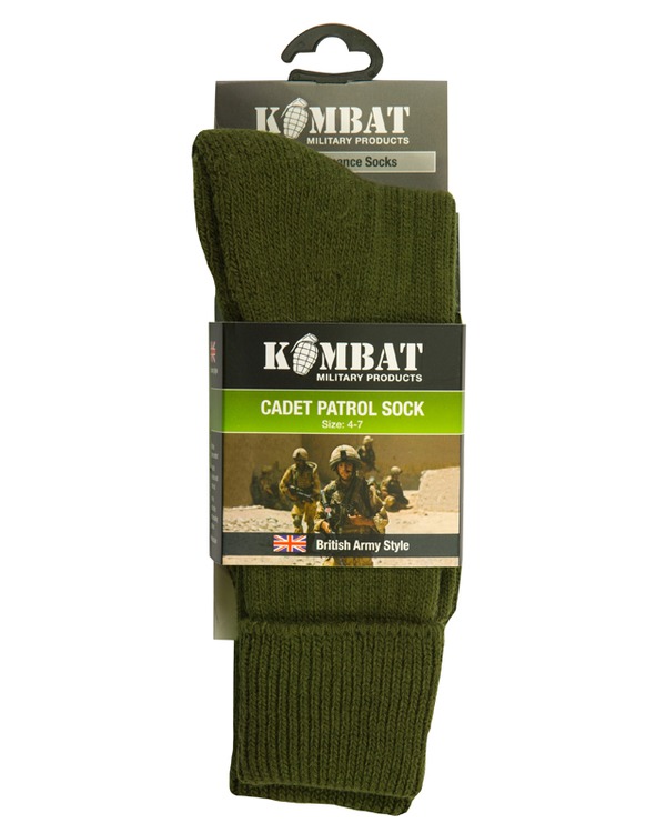 Cadet Socks (Size 4-7)- Olive Green