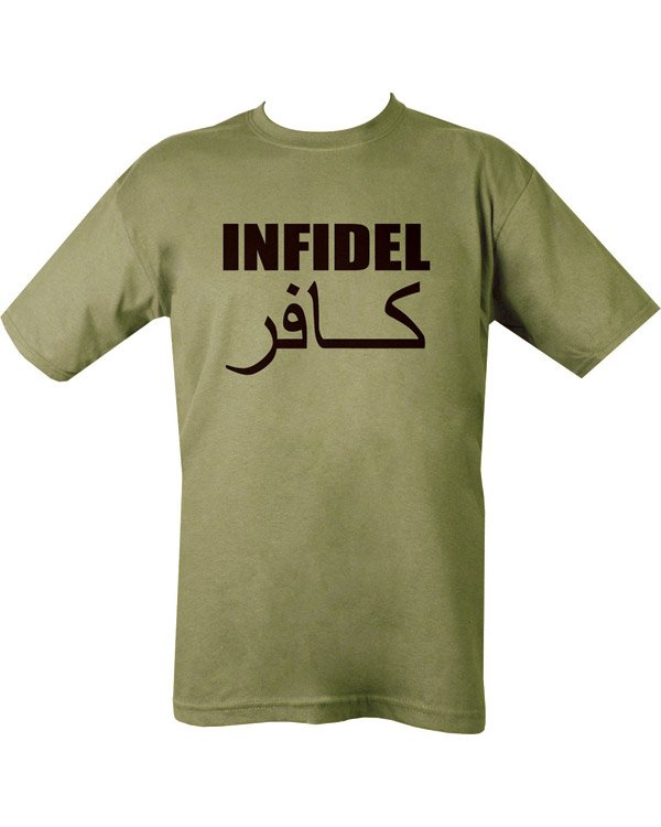 Infidel T-shirt - Olive Green - END OF LINE