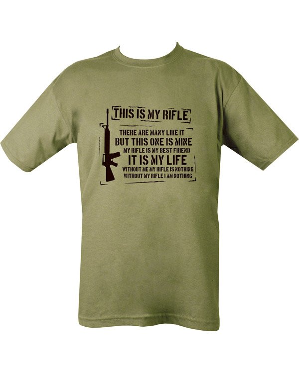 This Is My Rifle T-shirt - Olive Green