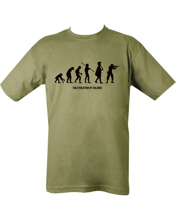 Evolution T-shirt - Olive Green