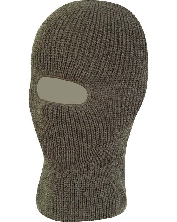 Open Face Balaclava - Olive Green