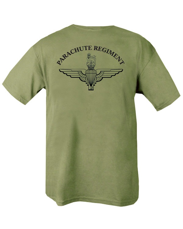 Parachute Regiment T-shirt - Olive Green