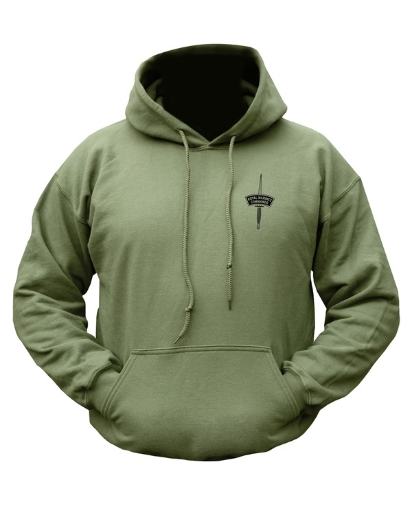 Royal Marines Commando HOODIE - Olive Green