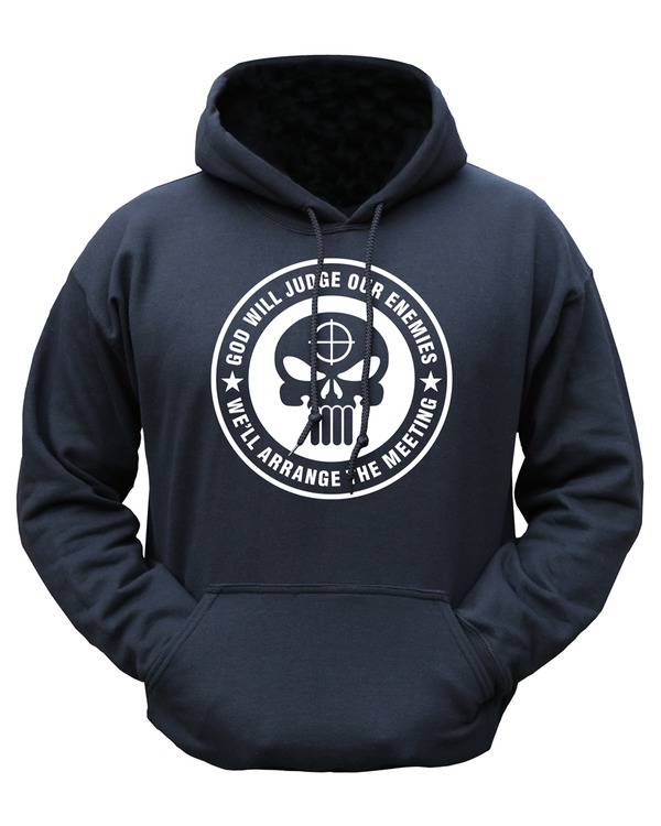 God Will Judge HOODIE - Black - End of Line