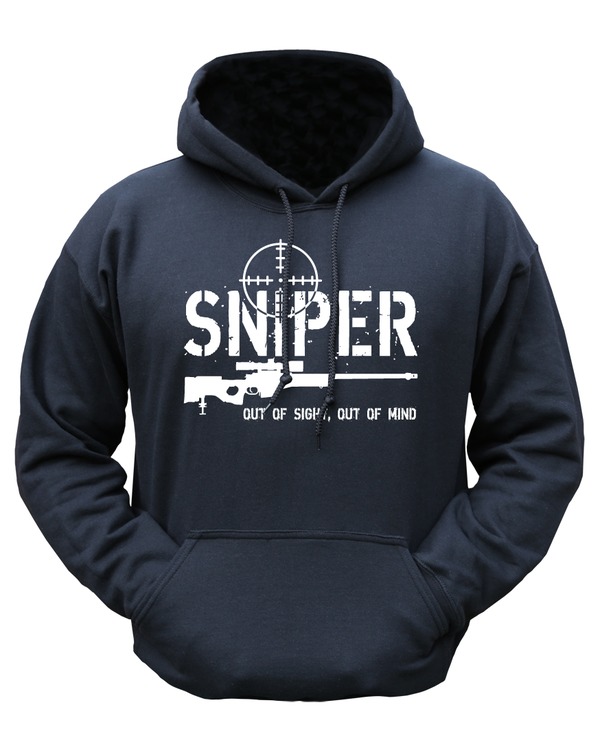 Sniper HOODIE - Black - End of Line