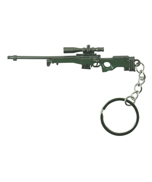 KOMK-001 - Olive Green Sniper Rifle Keyring