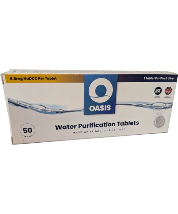 Water Purification Tablets - Pack of 50 Tablets